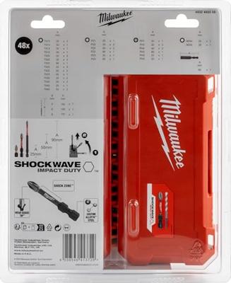 Milwaukee SHOCKWAVE™ Impact Duty Bitset - 48-delig - 4932492005
