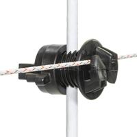 Gallagher Schroefisolator Zwart voor paal ø 4-10mm (20) - 010950 010950 - thumbnail