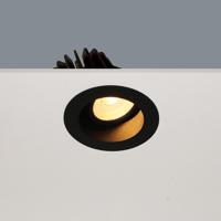 Inbouwspot Artdelight Venice 1 Lichts Medium LED 2700K Dimbaar Zwart - thumbnail