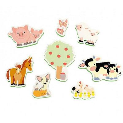 Studio Circus Bad Foamfiguren Boerderijvriendjes 8-delig Studio Circus Bad Foamfiguren Boerderijvriendjes 8-delig