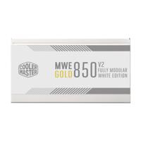 Cooler Master mpe-8501-afaag-3g mwe gold v2 eu, 850w, atx3.0, 12vhpwr, =90%, 120mm, white - thumbnail