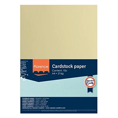 Florence • cardstock papier 216g glad a4 pudding 10x