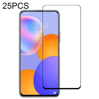 Voor Huawei Y9a 25 PCS Full Glue Full Screen Tempered Glass Film