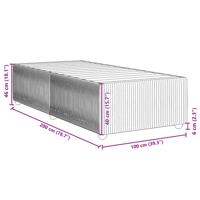 Bedframe zonder matras 120x190 cm stof lichtgrijs - thumbnail
