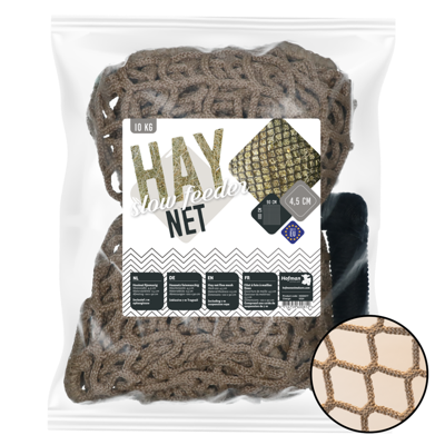 Hay Slowfeeder net 10 kg (5 mm dik, maaswijdte 45 mm)