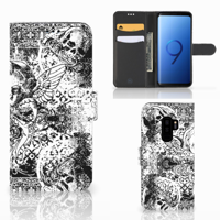 Telefoonhoesje met Naam Samsung Galaxy S9 Plus Skulls Angel - thumbnail