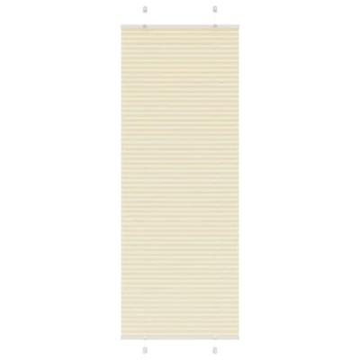 VidaXL Plissé rolgordijn 80x200 cm stofbreedte 79,4 cm polyester crème VidaXL Plissé rolgordijn 80x200 cm stofbreedte 79,4 cm polyester crème
