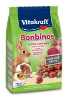 Vitakraft Bonbinos knaagdiersnack alfalfa & rode bieten 40g - thumbnail