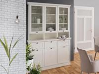 Vitrinekast LANDO 6 deuren 3 lades - thumbnail