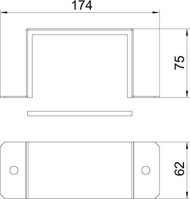 OBO Bettermann 7216310 Verbindingselement (b x h) 110 mm x 70 mm 1 stuk(s) OBO Bettermann 7216310 Verbindingselement (b x h) 110 mm x 70 mm 1 stuk(s)