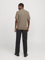 Jack & Jones Jprcccooper Knit Polo Ss Sn Poloshirts Greige - thumbnail