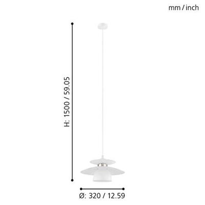 Eglo Design hanglampBrenda Ø 32cm - 98734