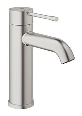 Grohe Essence New S-size wastafelmengkraan zonder waste Supersteel Grohe Essence New S-size wastafelmengkraan zonder waste Supersteel