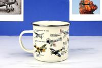 Gift Republic Vliegtuig Emaille Mok - thumbnail