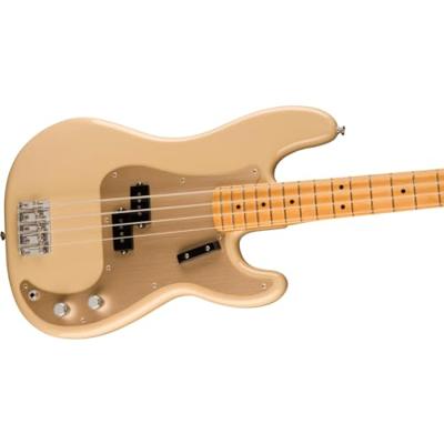 Fender Vintera II 50s Precision Bass MN Desert Sand elektrische basgitaar met deluxe gigbag - thumbnail