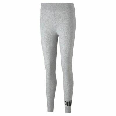 Sportleggings voor Dames Puma Essentials Logo Lichtgrijs - Maat: L