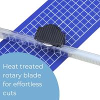 Snijliniaal Alco met mat 38x10cm snijvlak tot 33cm - thumbnail