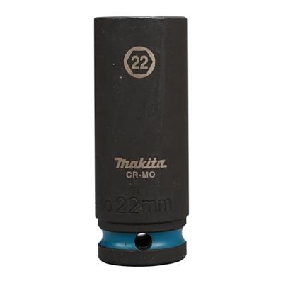 Makita E-16514 Impact Black Krachtdop 1/2" lang | 22 mm