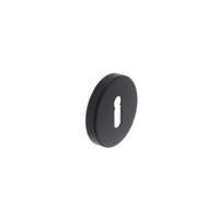 Sleutelrozetten verdekt ø53x9mm structuur zwart - thumbnail