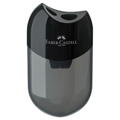 Faber Castell Puntenslijper met afvalkoker zwart