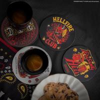 Stranger Things Coaster 4-Pack Hellfire Club - thumbnail