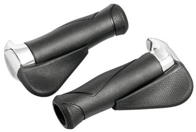 Ergotec Kraton ergonomic bicycle handlebar grips - large, 130mm, black