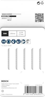 Bosch Professional T101AIF Decoupeerzaagblad PRO Hardwood clean VE=5 - 2608634897 - thumbnail