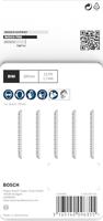Bosch Accessories 2608634897 Decoupeerzaagblad T 101 AIF, Clean for Hard Wood, verpakking van 5 stuks 5 stuk(s) - thumbnail