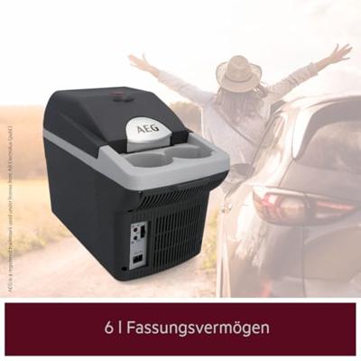 AEG Bordbar BK6 Koelbox en verwarmingsbox Thermo-elektrisch 12 V/DC Grijs 6 l Max. 20 °C onder omgevingstemperatuur AEG Bordbar BK6 Koelbox en verwarmingsbox Thermo-elektrisch 12 V/DC Grijs 6 l Max. 20 °C onder omgevingstemperatuur