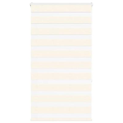 VidaXL Zebra rolgordijn 75x150 cm stofbreedte 70,9 cm marmerbeige