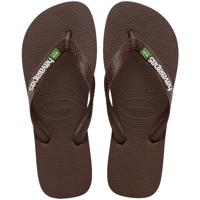 Havaianas Brasil logo dark brown Bruin maat 4344 - thumbnail