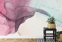 Fotobehang - Marmeren wervelingen, te koop in 11 maten, Mooi licht aan je muur, incl behanglijm - thumbnail