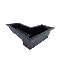 Venus polyester voorgevormde vijver L-vorm - thumbnail