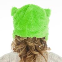 Muts Fluffy Kat Fluor Groen - thumbnail