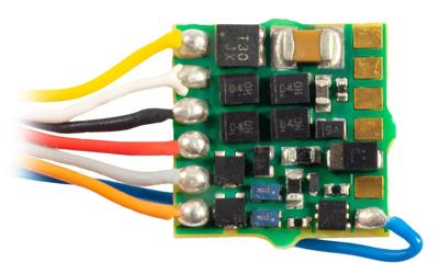 zimo MX616 loc decoder 8x8x2.4mm met draad voor DCC, MM en DC