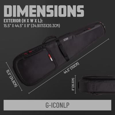 Gator Cases G-ICONLP ICON Series softcase voor Les Paul®-gitaren Gator Cases G-ICONLP ICON Series softcase voor Les Paul®-gitaren