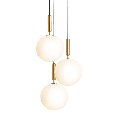 Nuura Miira 3 Large Hanglamp - Messing - Wit