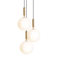 Nuura Miira 3 Large Hanglamp - Messing - Wit - thumbnail