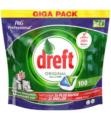 Dreft - Original All In One Tabs Per Zak - 100 stuks