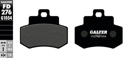 GALFER remblokken "fd276" brake pad fd276 g1054 organic standard