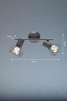 Fischer & Honsel Trendy plafondspotRan 2-lichts - 22265