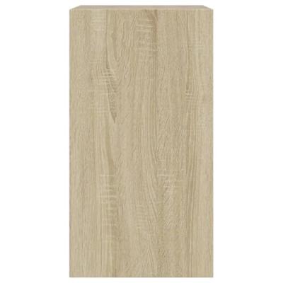 Schoenenkast 60x34x63,5 cm bewerkt hout sonoma eikenkleurig