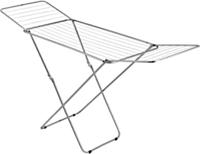 Metaltex vulcano tec droogrek 18 m drooglijn 55x180/106x100 cm zilver - thumbnail