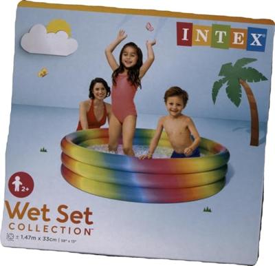 Intex opblaasbaar zwembad rainbow ombre