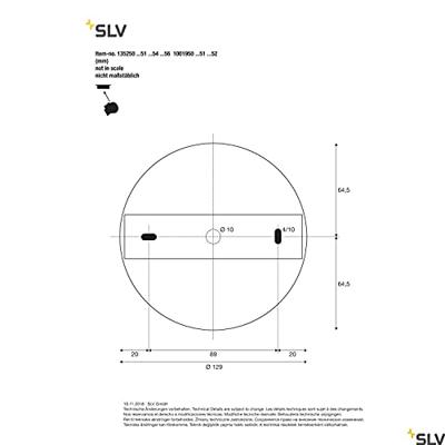 SLV Ophangset 1,5m voorMedo 2-lichts zwart - 135250