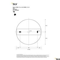 SLV Ophangset 1,5m voorMedo 2-lichts zwart - 135250 - thumbnail