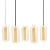 By-Boo Hanglamp 'Shona' Glas, 5-lamps - thumbnail