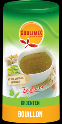 Sublimix Glutenvrije Groentenbouillon Zoutarm