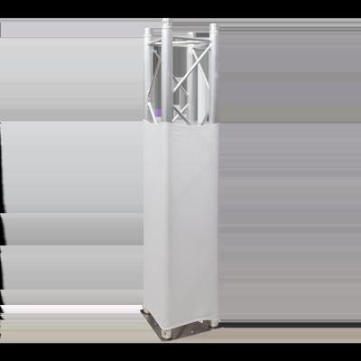 Showgear Truss Stretch Cover voor vierkante truss 1m wit Showgear Truss Stretch Cover voor vierkante truss 1m wit