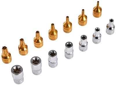 Hazet 163-251/14 Dopsleutel-bitinzetset 1/4 (6.3 mm) 14-delig - thumbnail